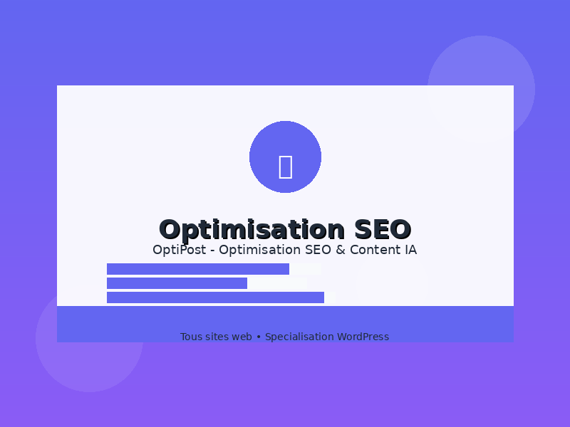 Optimisation SEO Avancée